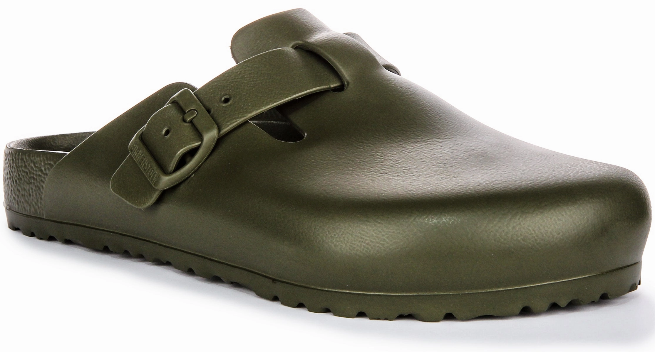 Birkenstock Boston Eva In Khaki Green | Regular Fit Shoes Birkenstock