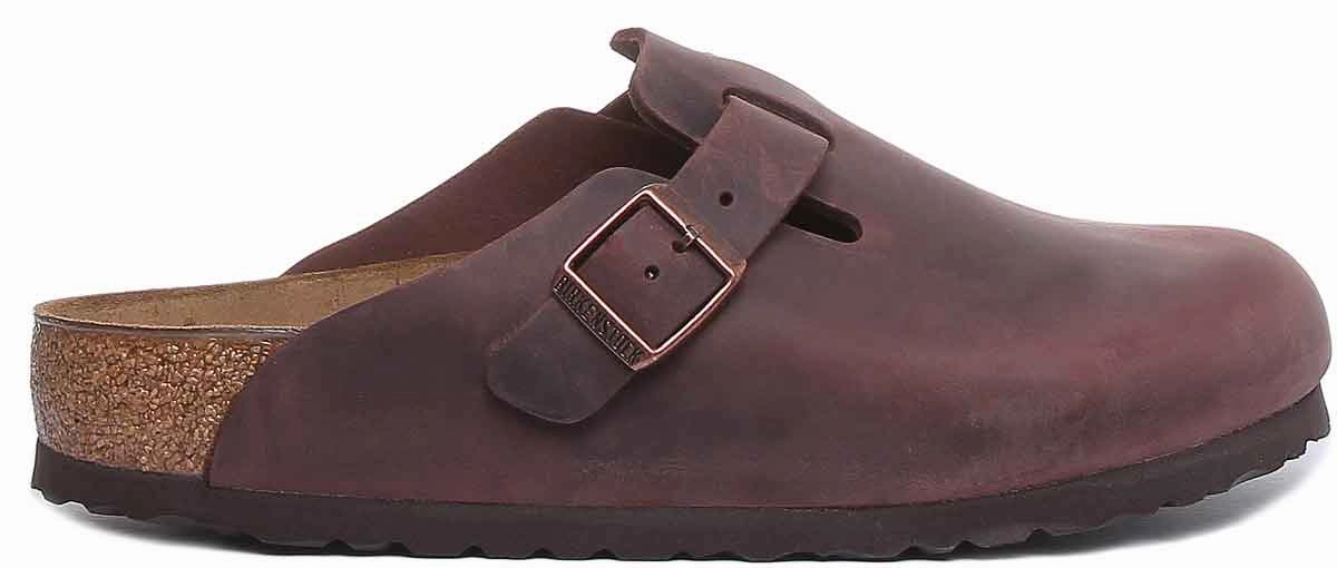 Birkenstock Boston Nl In Dark Brown | Regular Fit Shoes Birkenstock