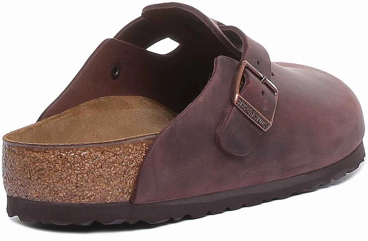 Birkenstock Boston Nl In Dark Brown | Regular Fit Shoes Birkenstock