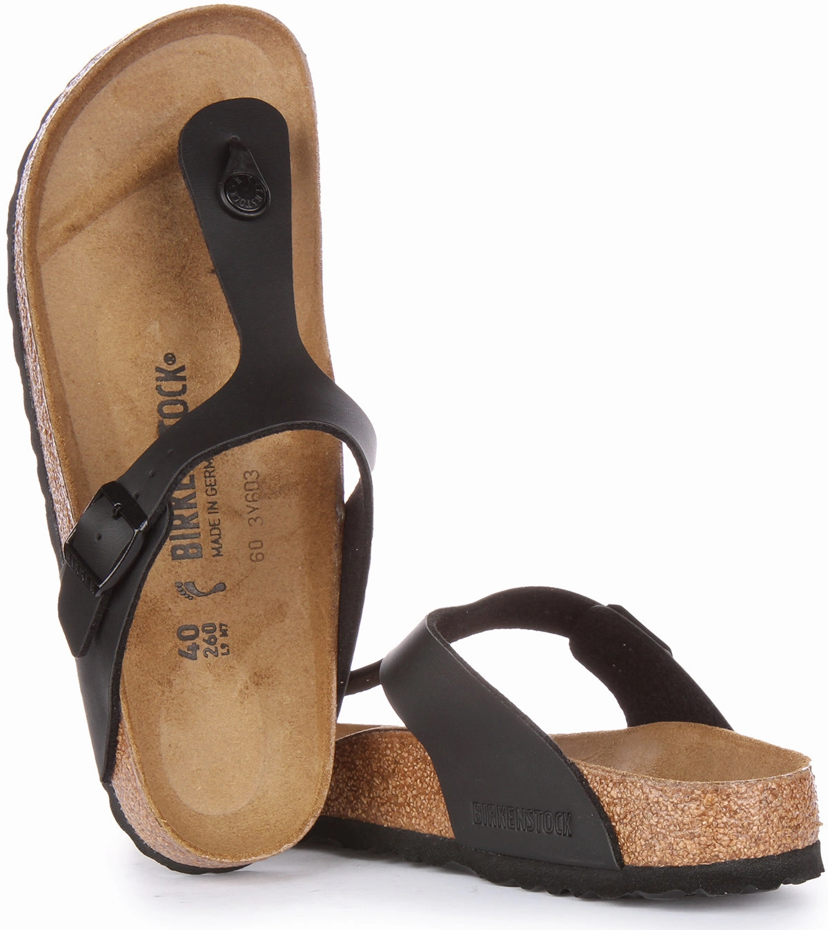 Birkenstock Gizeh In Black | Narrow Fit Shoes Birkenstock