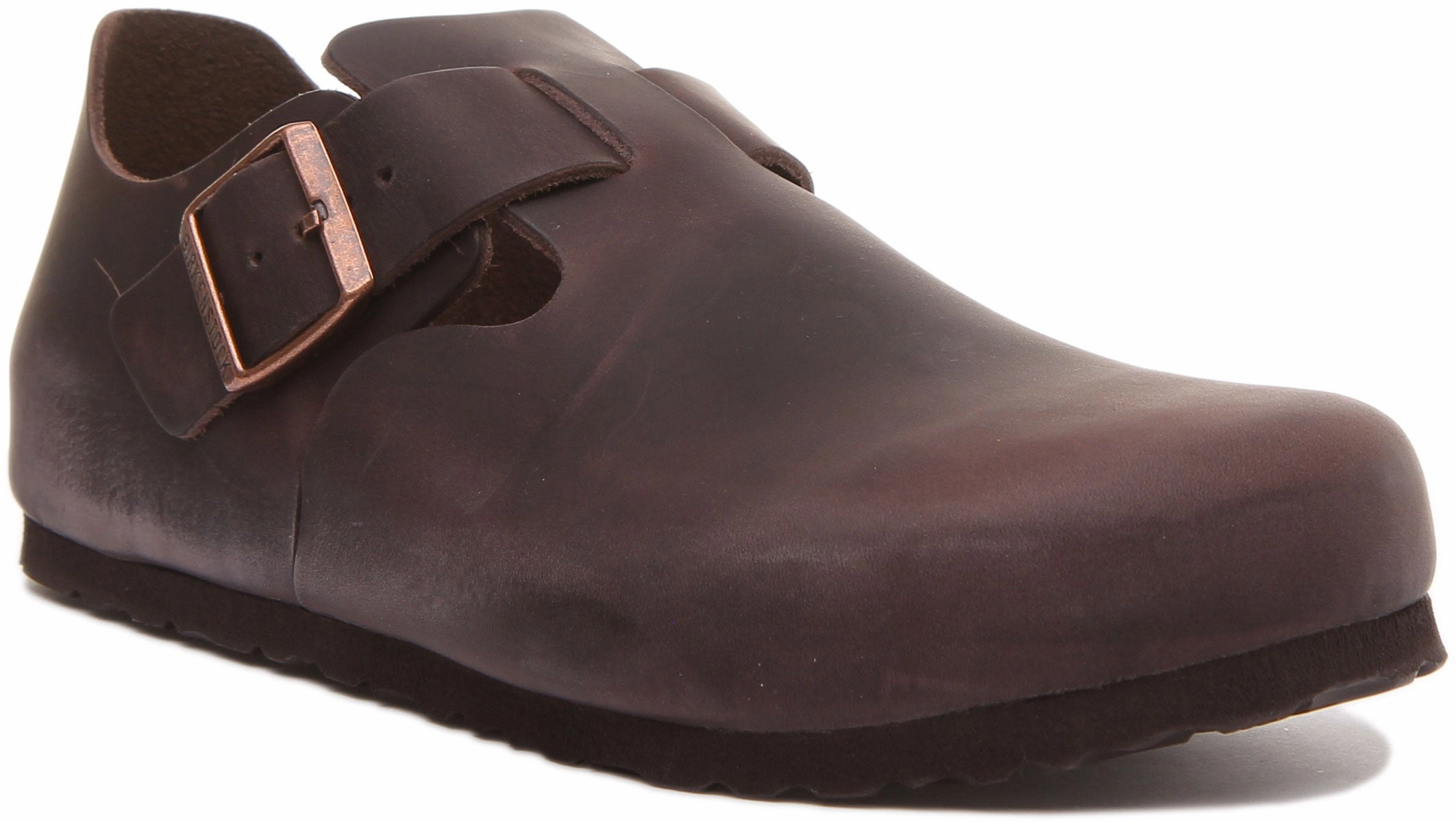 Birkenstock London Bs In Dark Brown For Men | Regular Fit Shoes Birkenstock