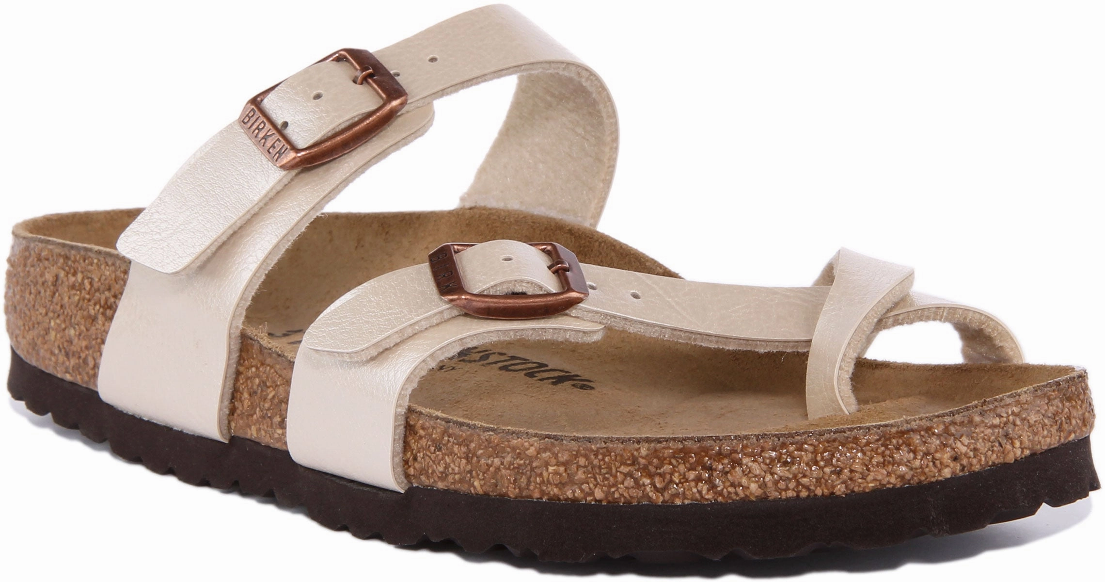 Birkenstock Mayari In Cream For Women | Narrow Fit Shoes Birkenstock
