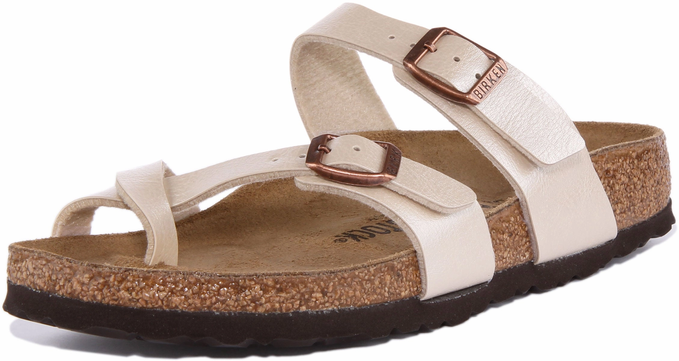 Birkenstock Mayari In Cream For Women | Narrow Fit Shoes Birkenstock