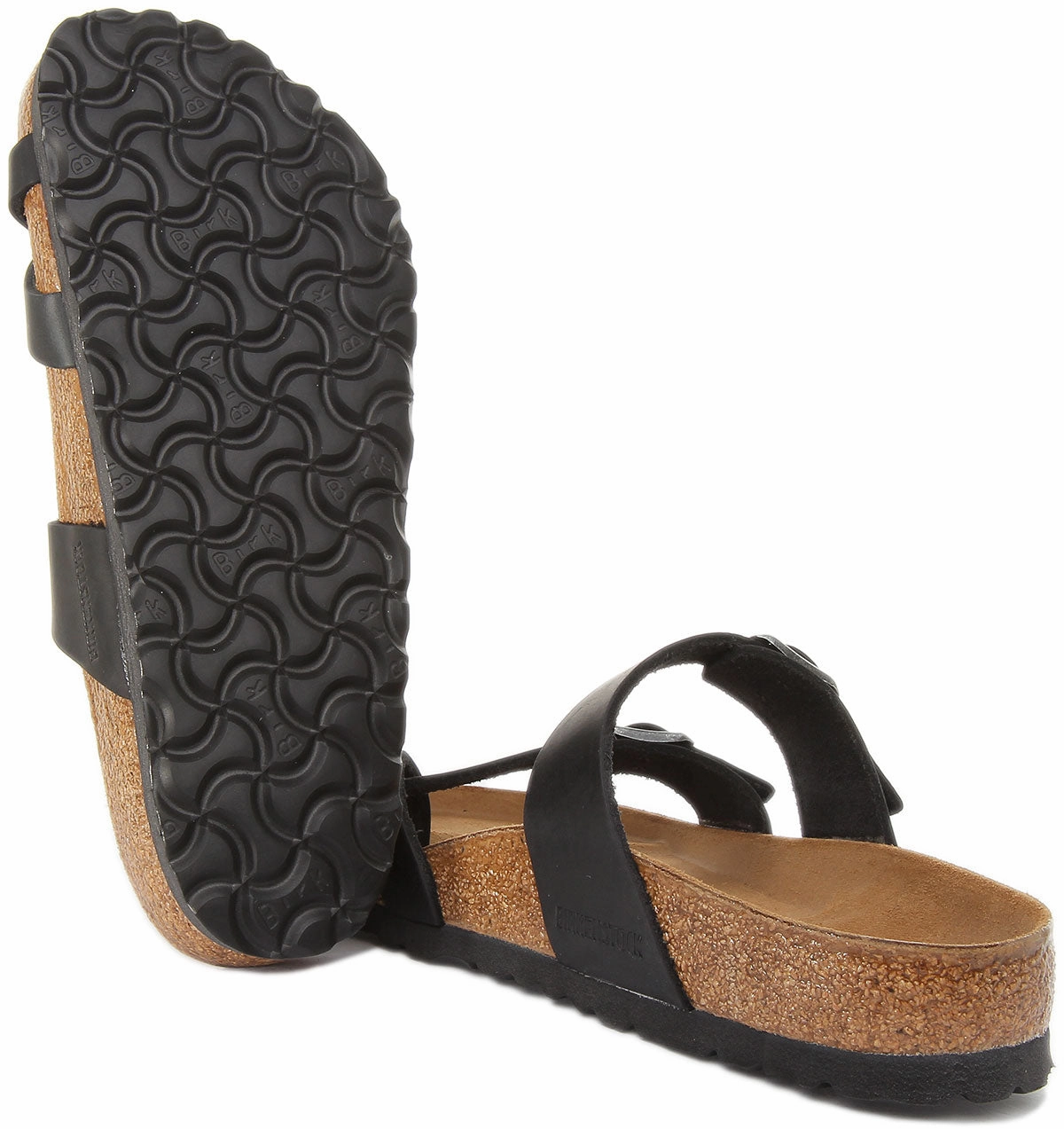 Birkenstock Mayari In Oiled Leather Black | Regular Fit Shoes Birkenstock