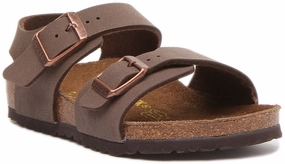 Birkenstock New York Kids In Moca | Regular Fit Shoes Birkenstock