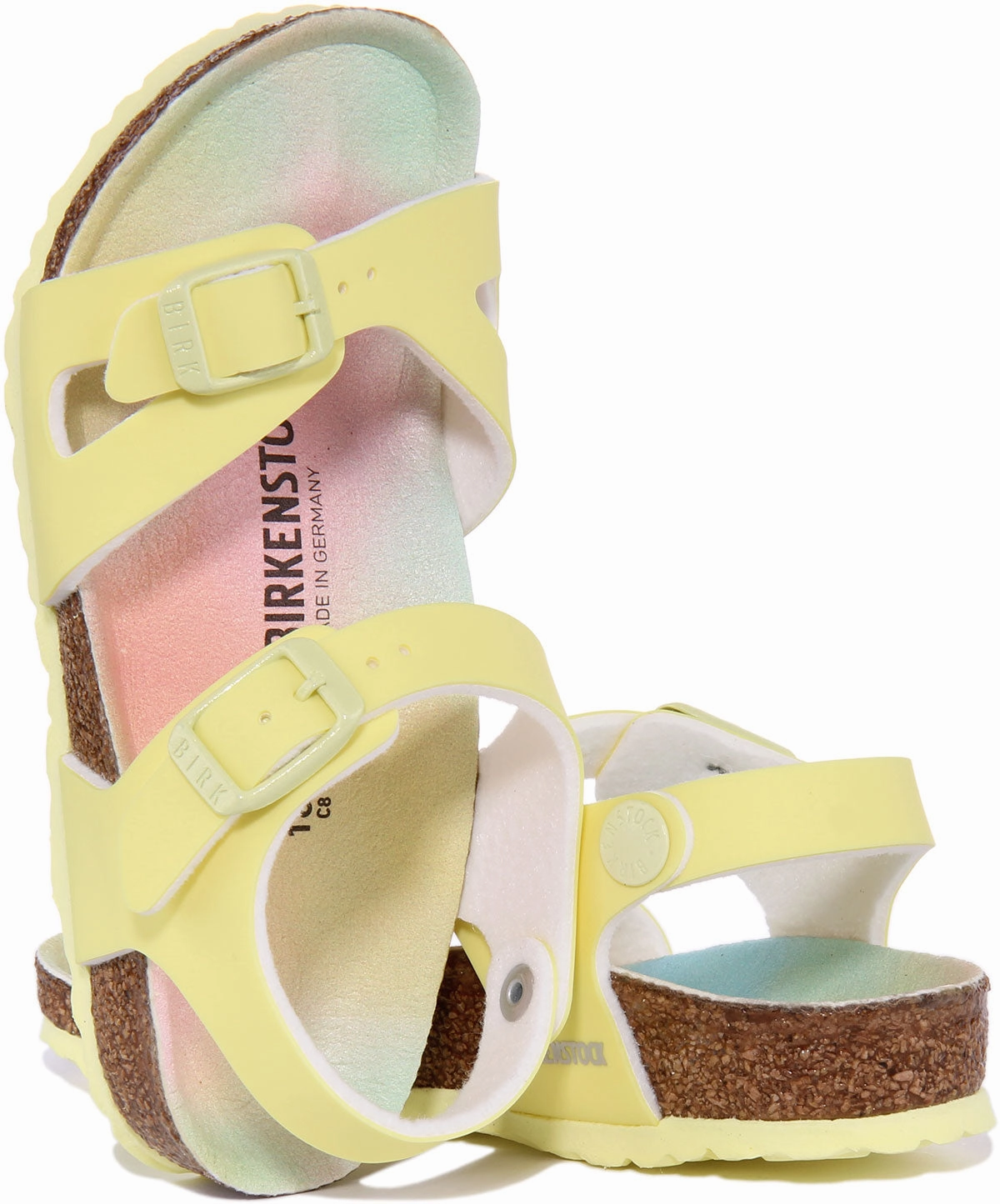 Birkenstock Rio Kids In Yellow For Kids | Narrow Fit Shoes Birkenstock