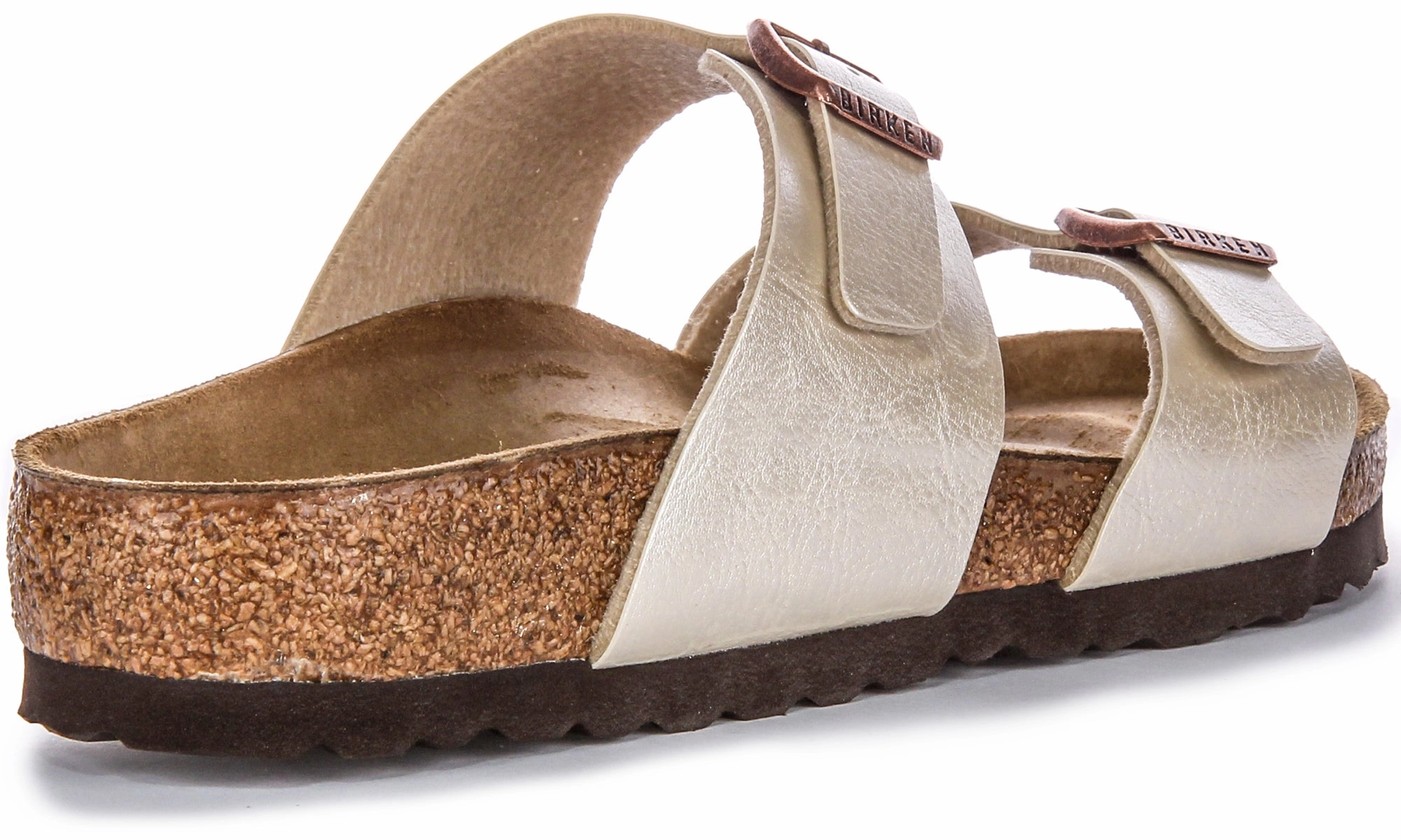 Birkenstock Sydney Bs In Pearl White | Regular Fit Shoes Birkenstock