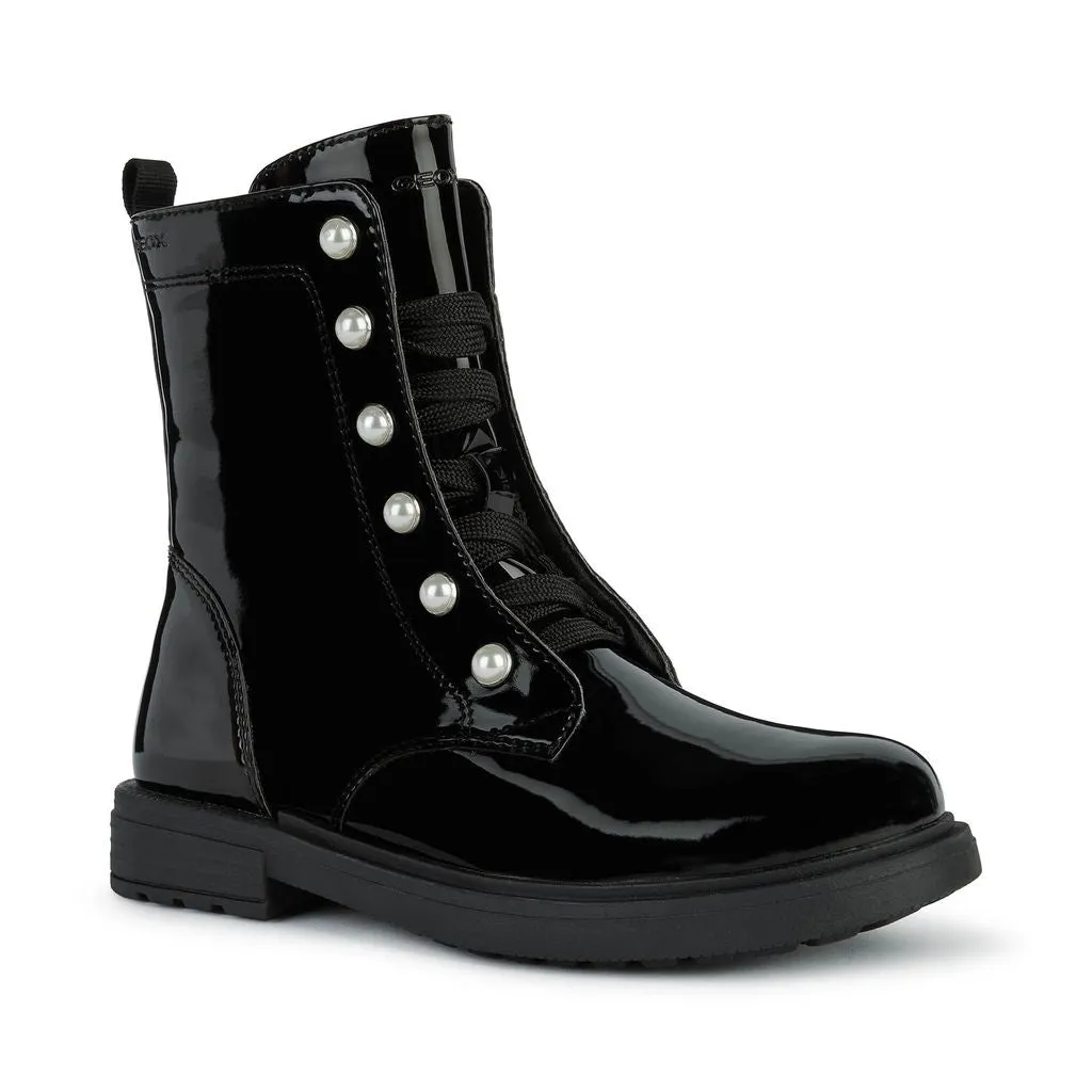 Black Eclair Pearl Boots
