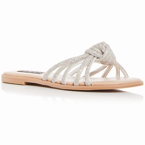 Blink Womens Slip On Knot Slide Sandals