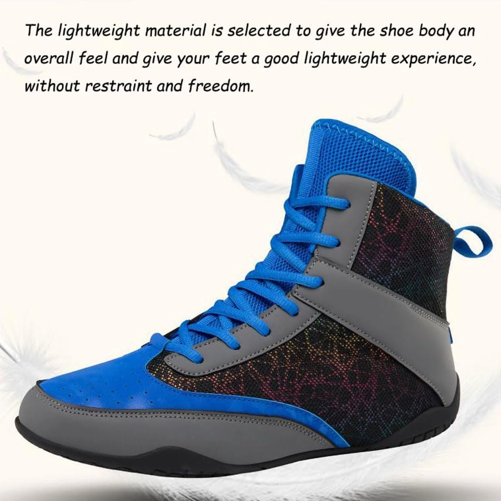 Bodybuilding, Weightlifting Shoes for Men & Women and Children,Non-Slip Martial Arts Shoes,Traction, Durable & Lightweight Comfortable Fitness Boots for MMA,Wrestling,Boxing,Powerlifting,Gym,35-46 EU