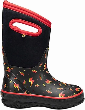 BOGS Unisex-Child Classic High Waterproof Insulated Rubber Neoprene Rain Boot