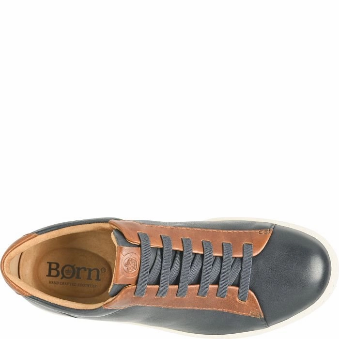 Born Men's Allegheny Slip-On - Navy/British Tan