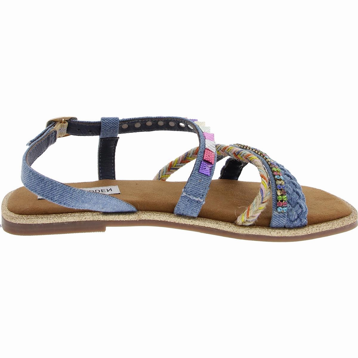 Breezy Womens Embellished Slingback Sandals