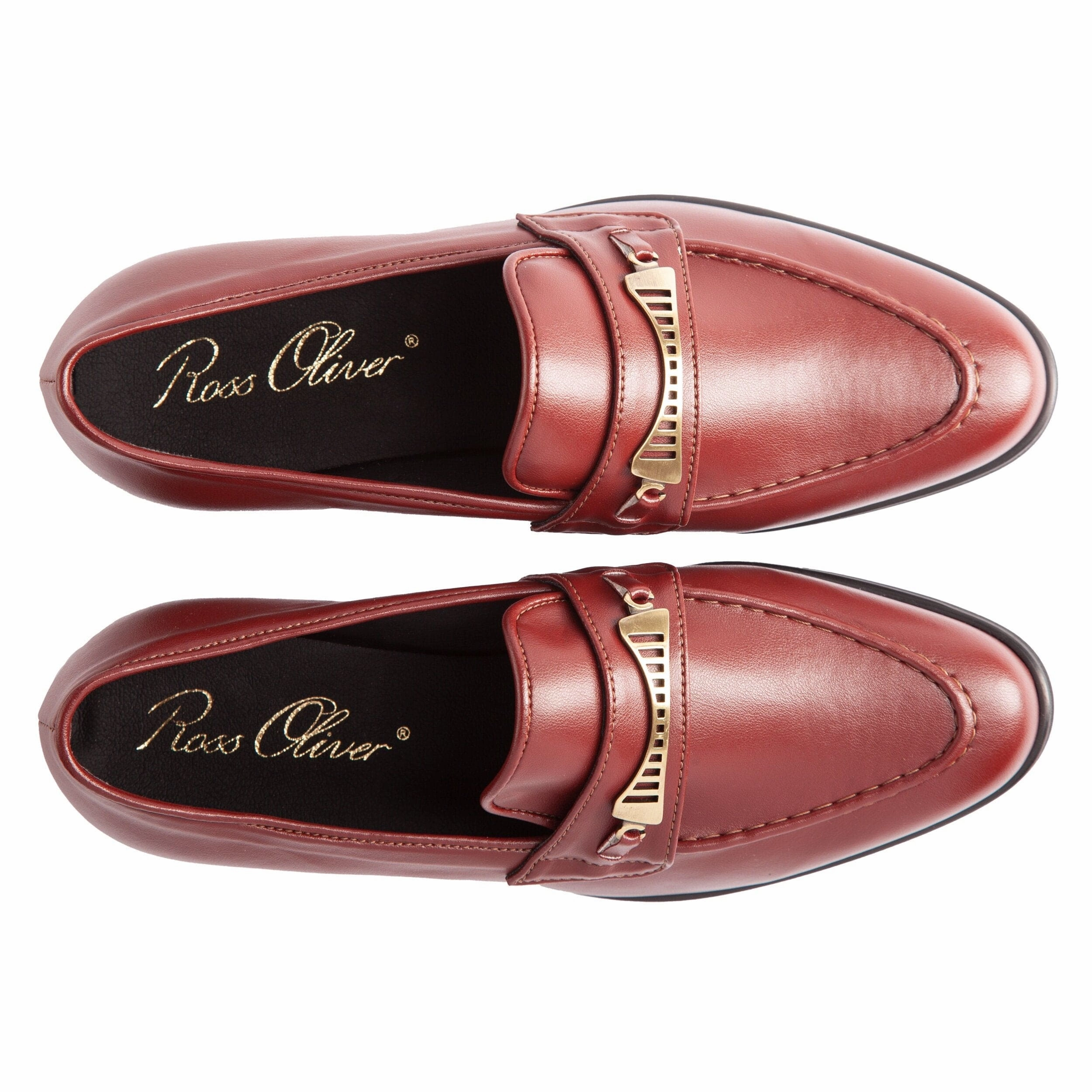 Bridge-Bit Cactus Leather Vegan Loafer | Burgundy