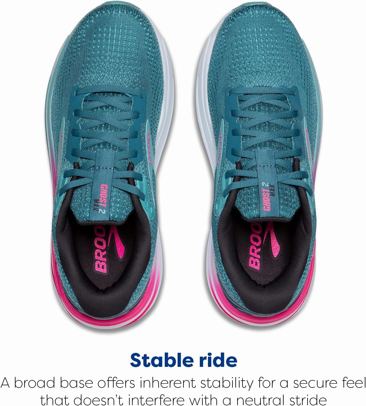 Brooks Womens Ghost Max 2 Neutral Running & Walking Shoe