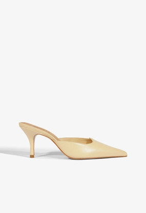 Buffy Mid Stiletto Beige Pump