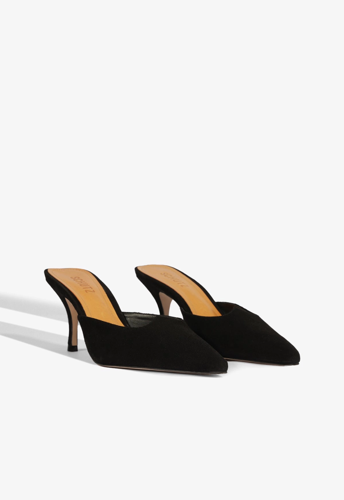 Buffy Mid Stiletto Black Pump