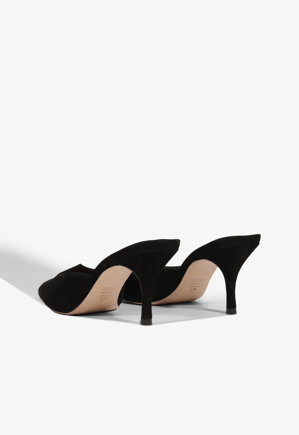 Buffy Mid Stiletto Black Pump