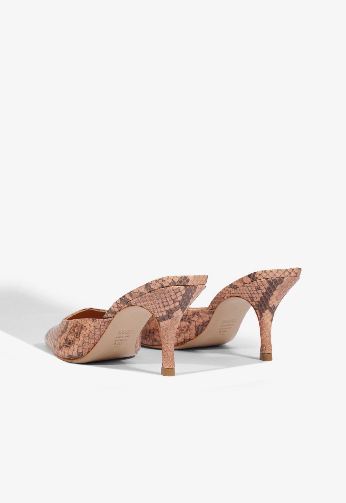 Buffy Mid Stiletto Snake Pump