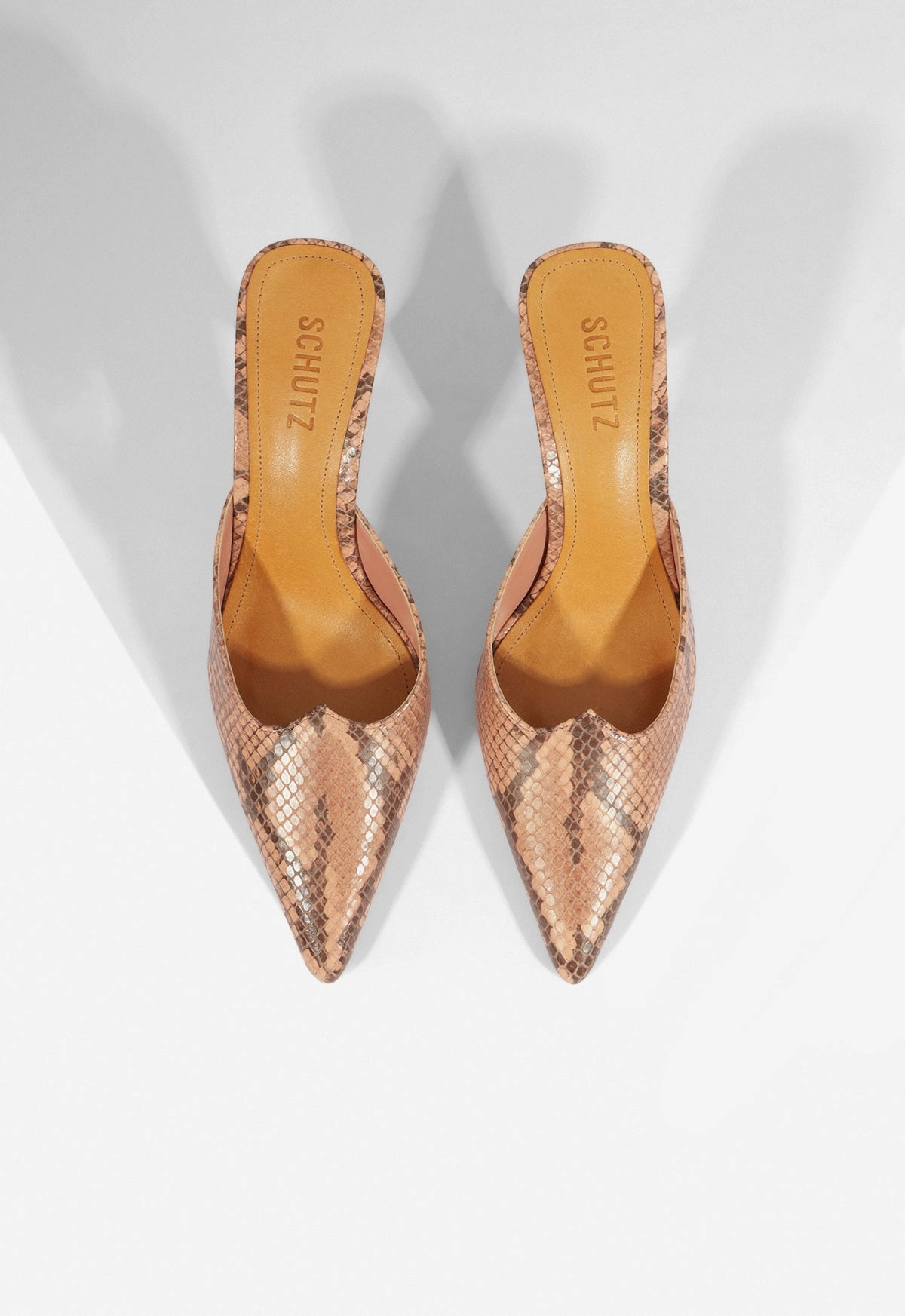 Buffy Mid Stiletto Snake Pump