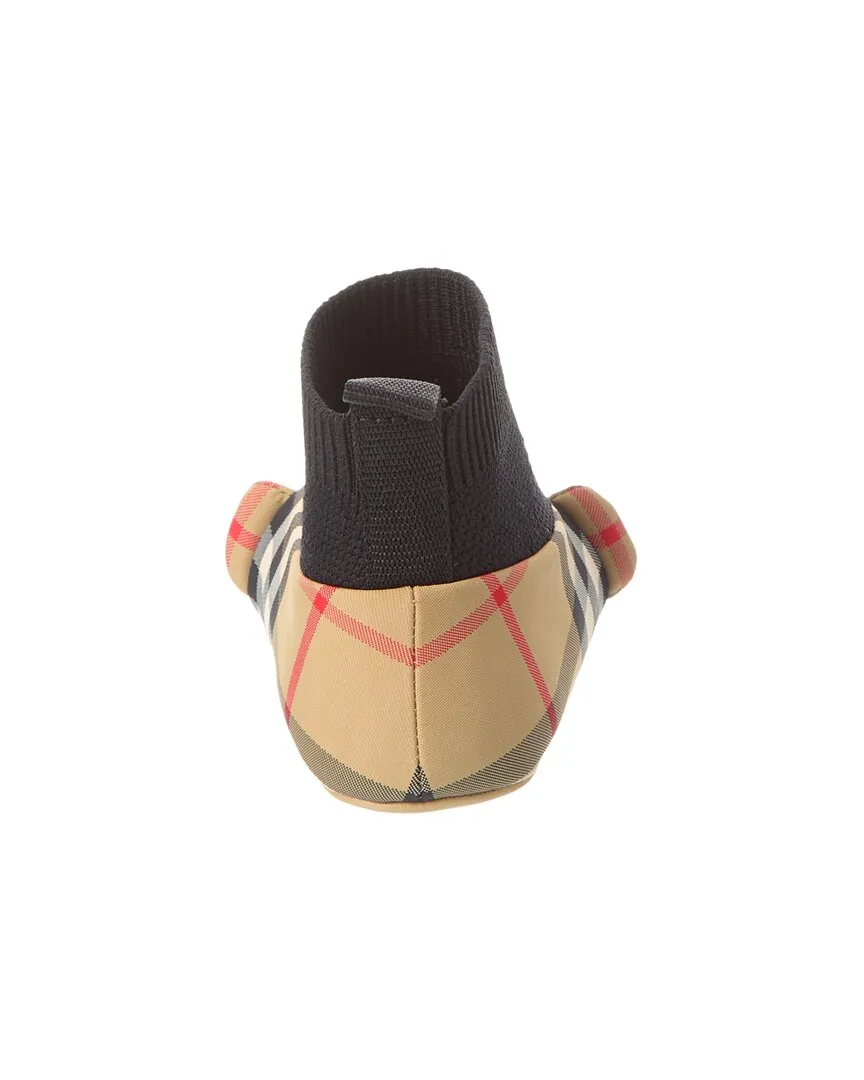 Burberry Bear Canvas Bootie