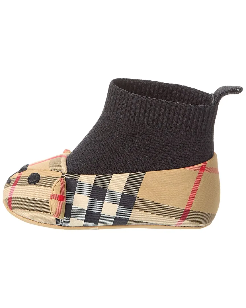 Burberry Bear Canvas Bootie