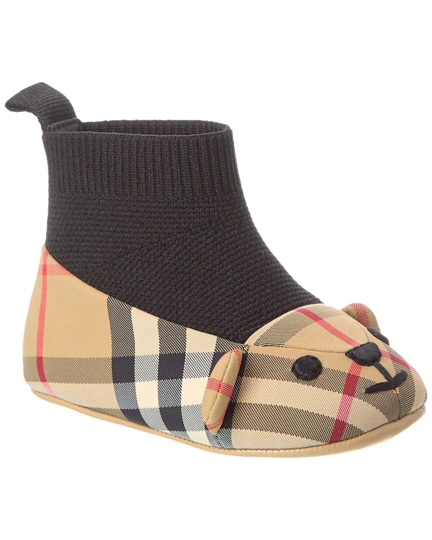 Burberry Bear Canvas Bootie