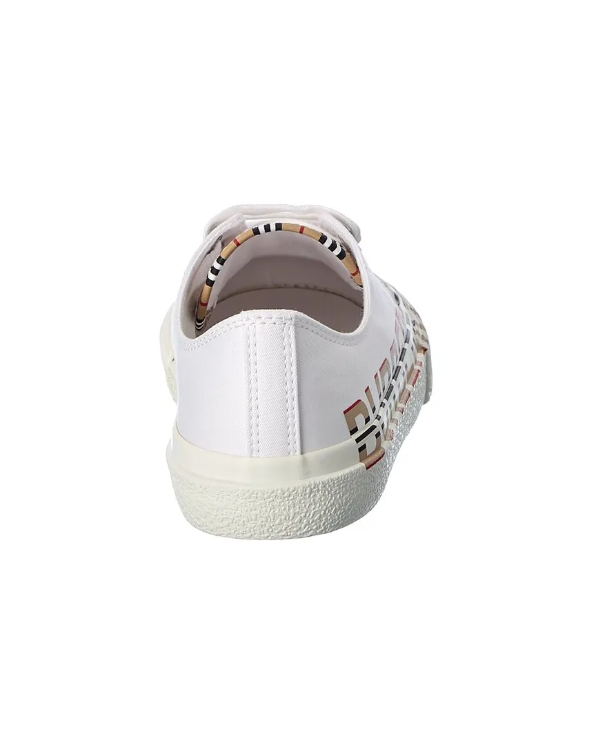 Burberry Icon Stripe Logo Canvas Sneaker