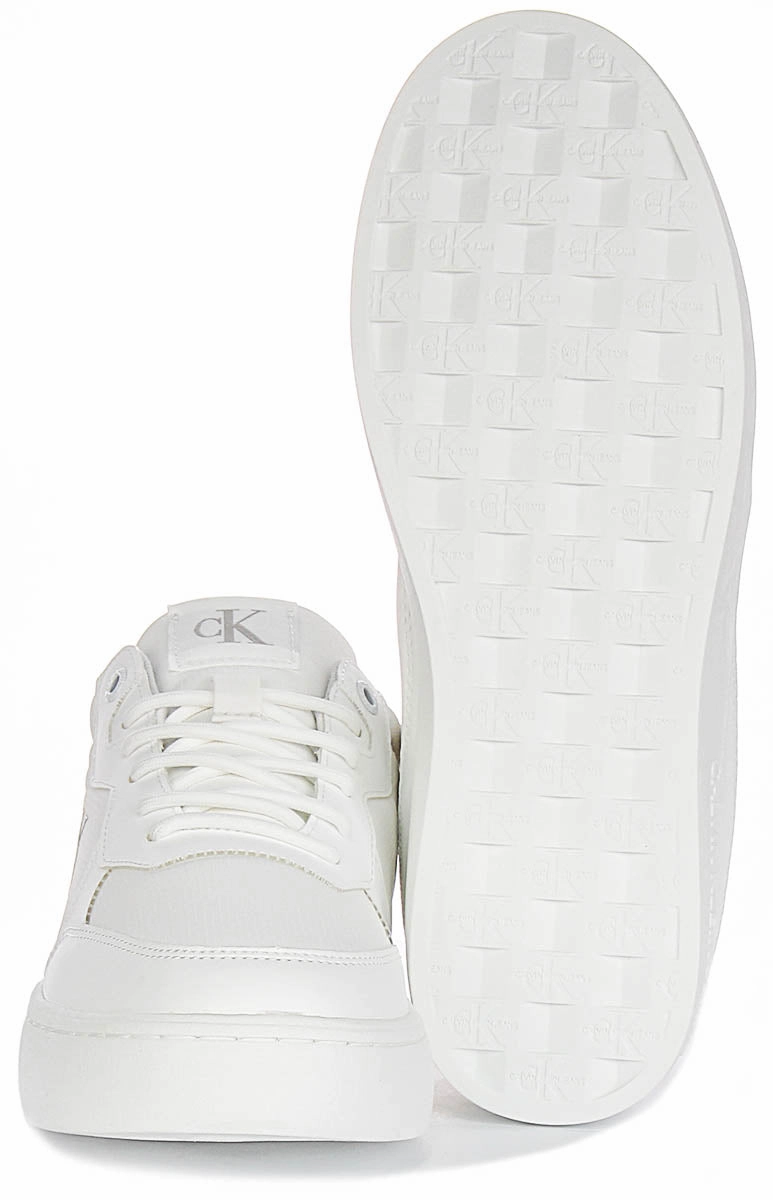Calvin Klein Jeans Classic Cupsole In White Black For Men