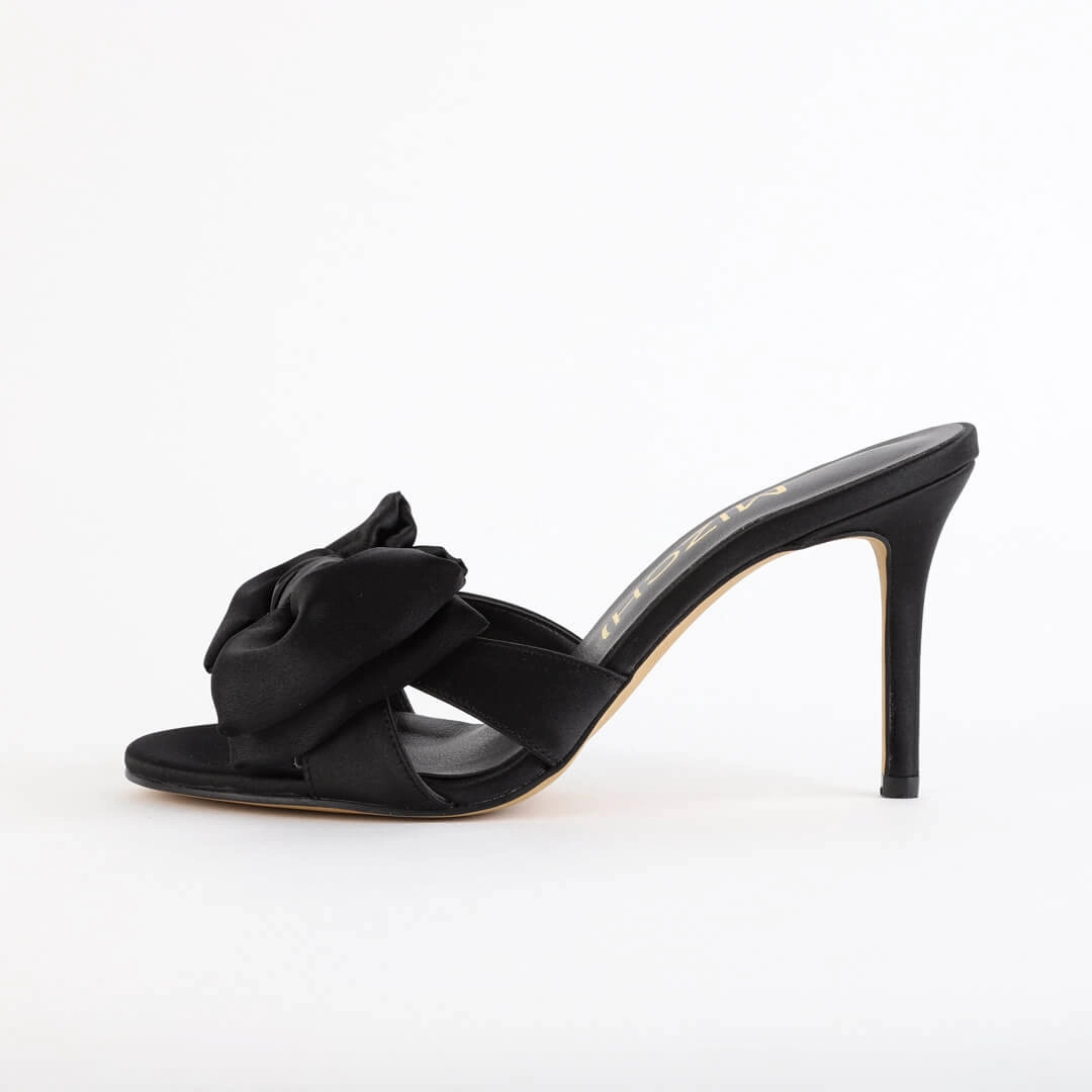 CANDRA - satin big bow mule