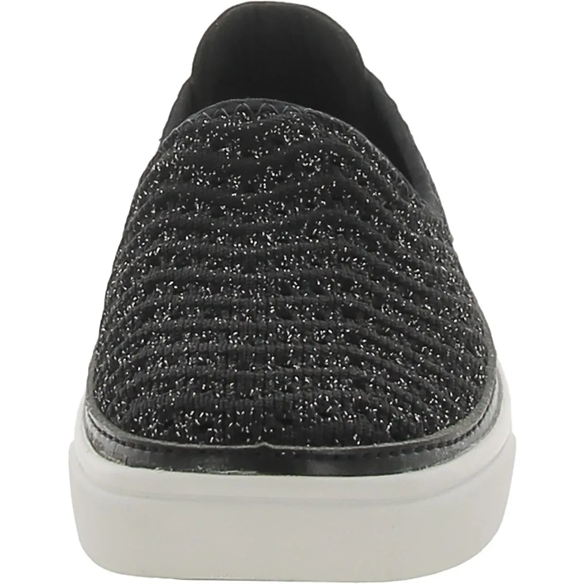 Caplan Girls Metallic Perforated Slip-On Sneakers