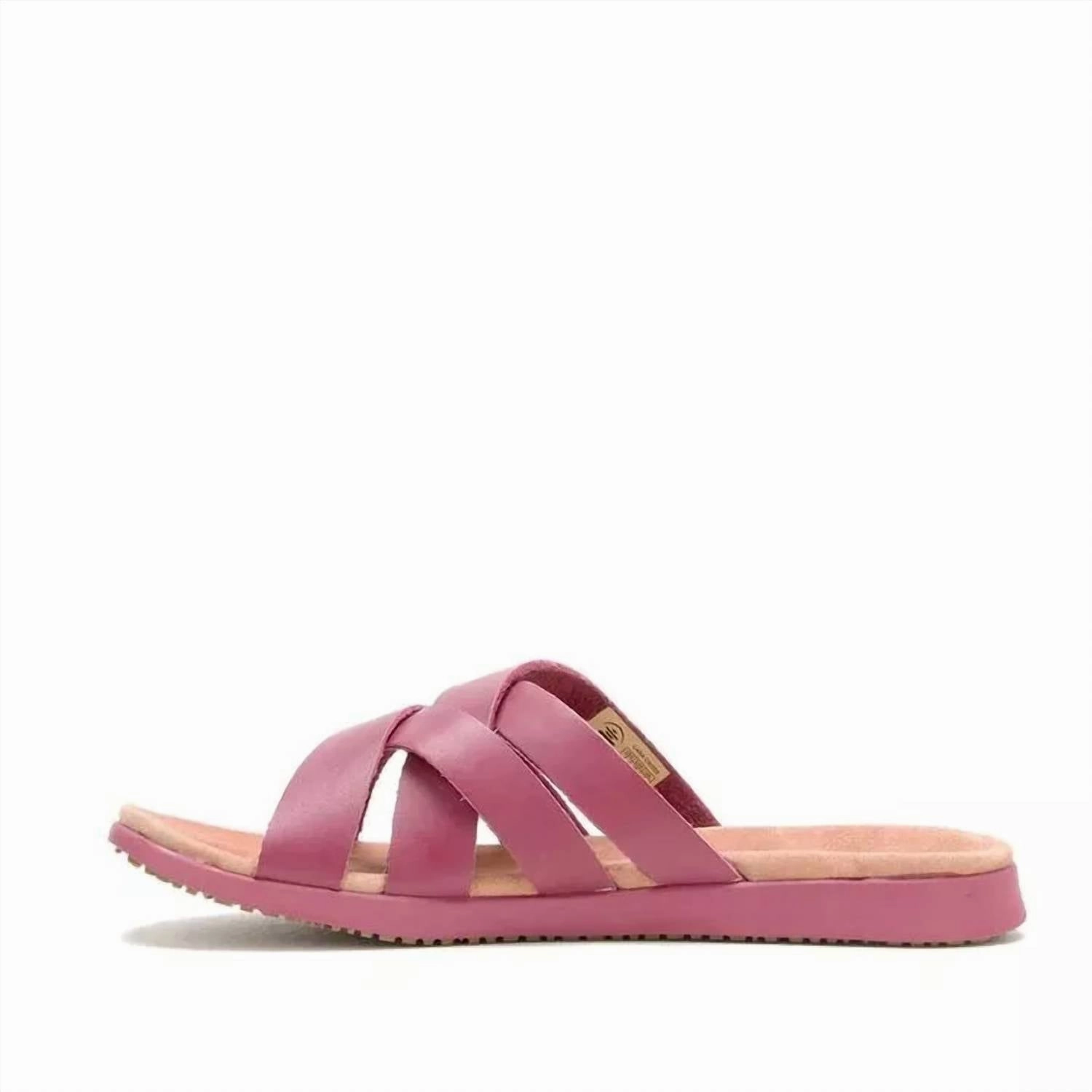 Cara Cross Sandal In Red