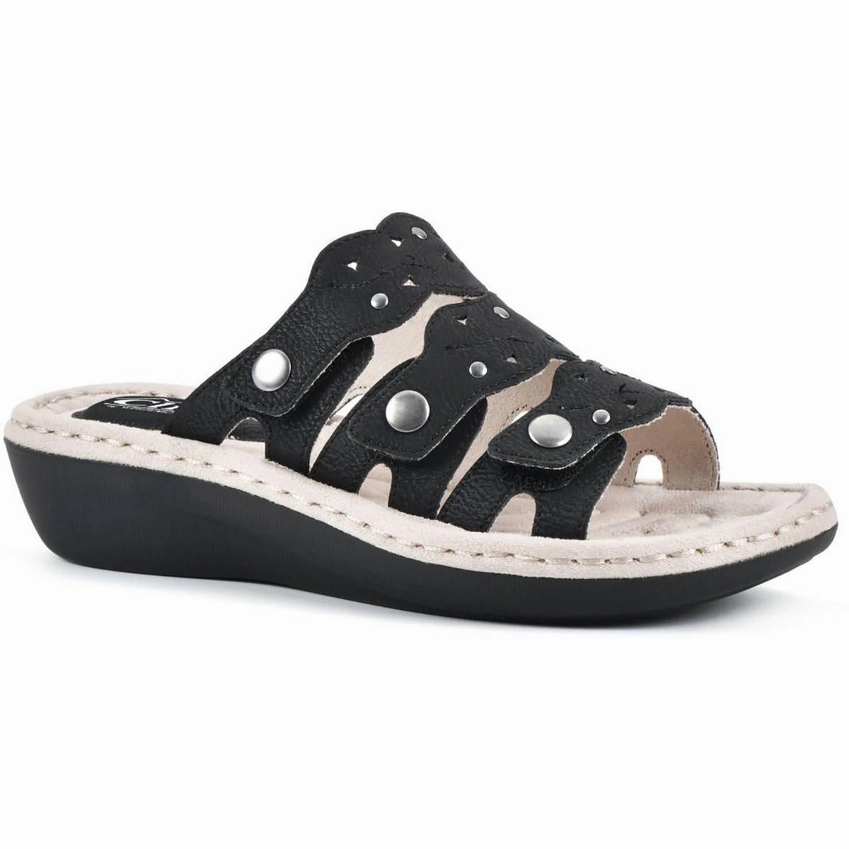 Caring  Womens Slip On Casual Slide Sandals