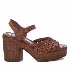 Carmela Collection Women's Leather Fashion Sandals by Xti
