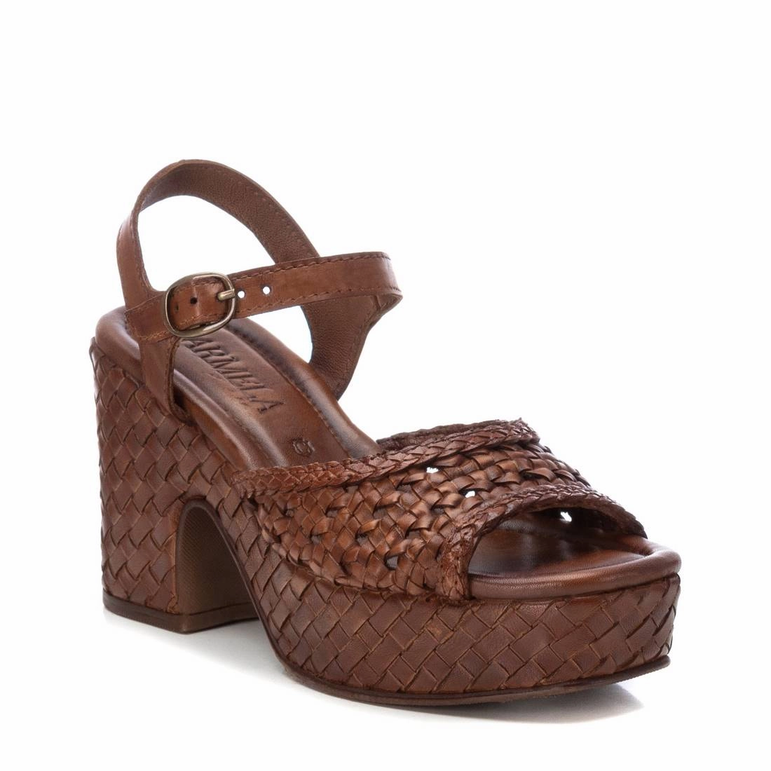 Carmela Collection Women's Leather Fashion Sandals by Xti