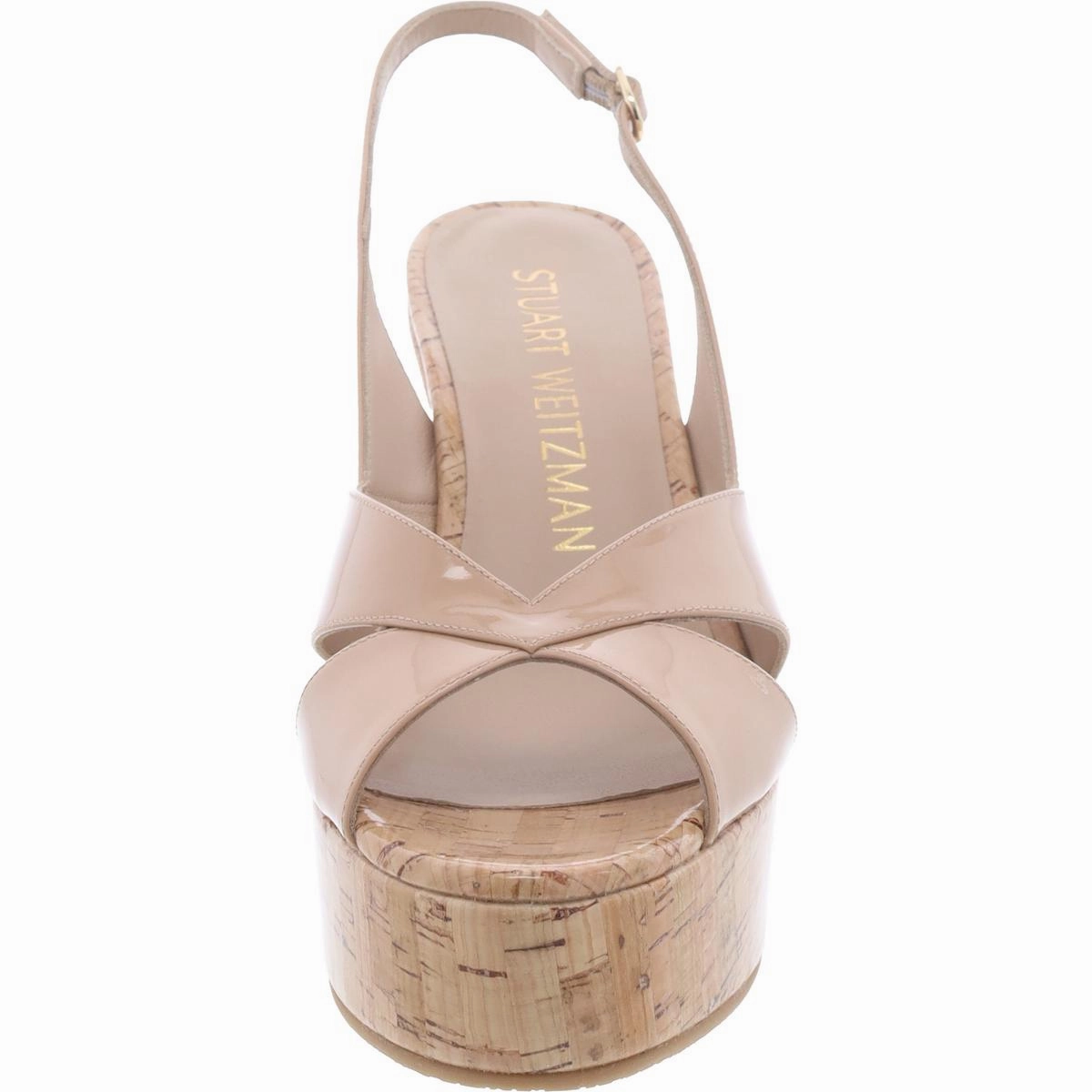 Carmen Womens Leather Ankle Strap Platform Sandals