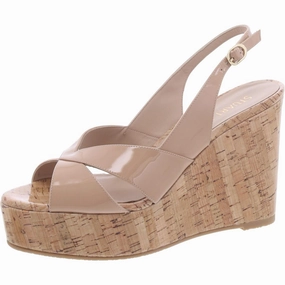 Carmen Womens Leather Ankle Strap Platform Sandals