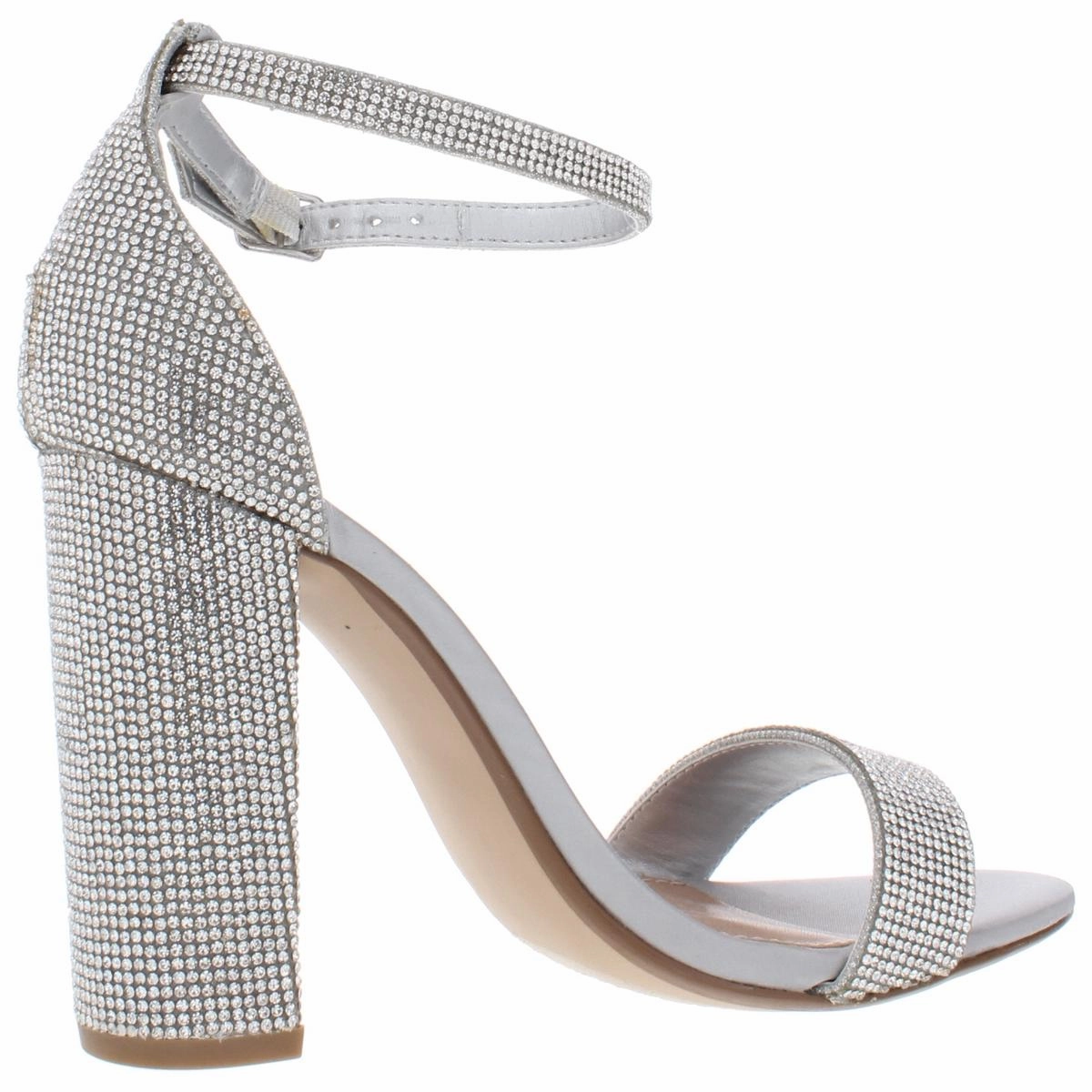 Carrson Womens Embellished Ankle Strap Evening Sandals