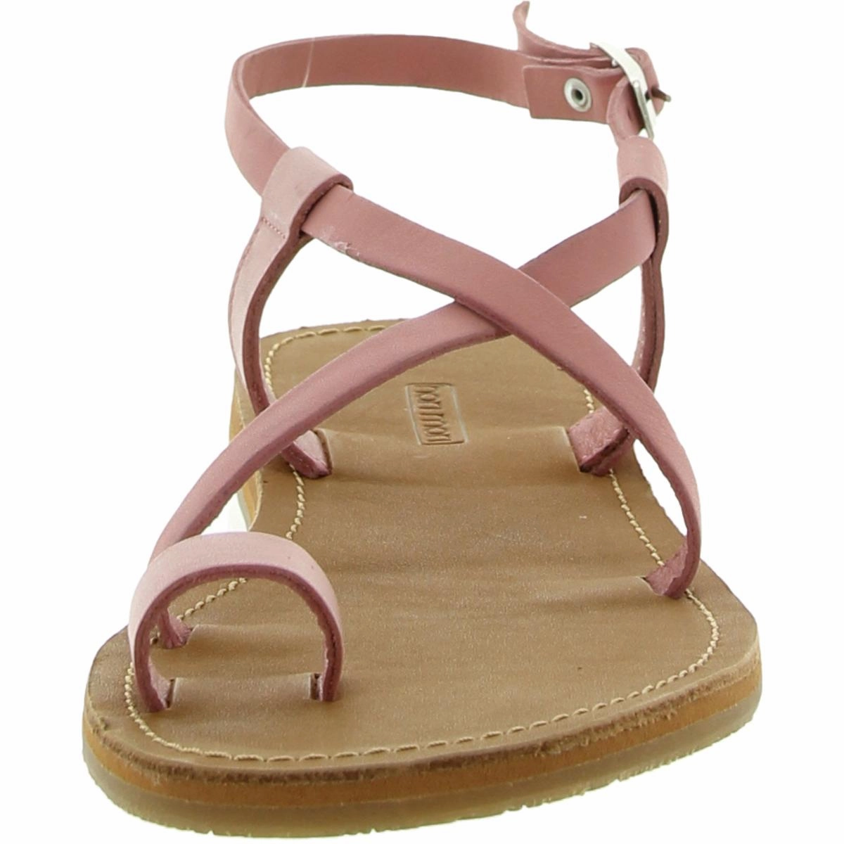 Chantik Womens Leather Toe Loop Slingback Sandals