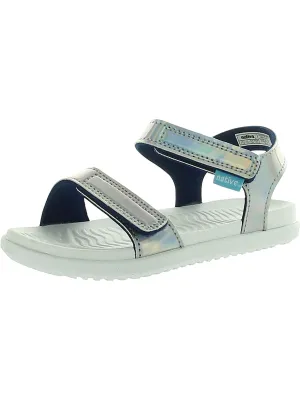 Charlie Hologram Girls Little Kid Metallic Ankle Strap