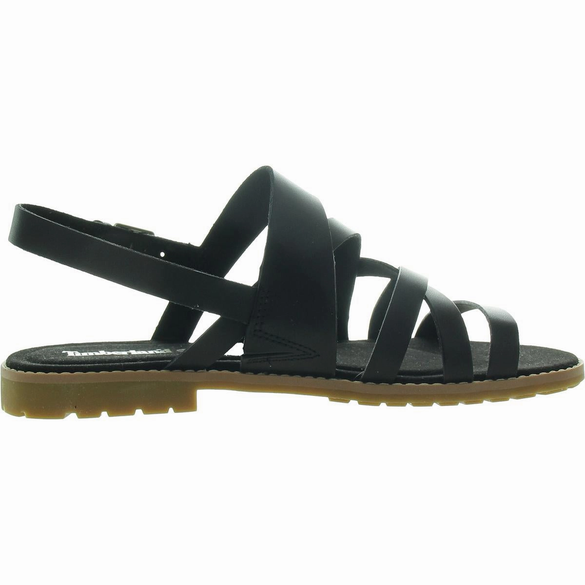 CHICAGO RIVERSIDE Womens Buckle Leather Strappy Sandals
