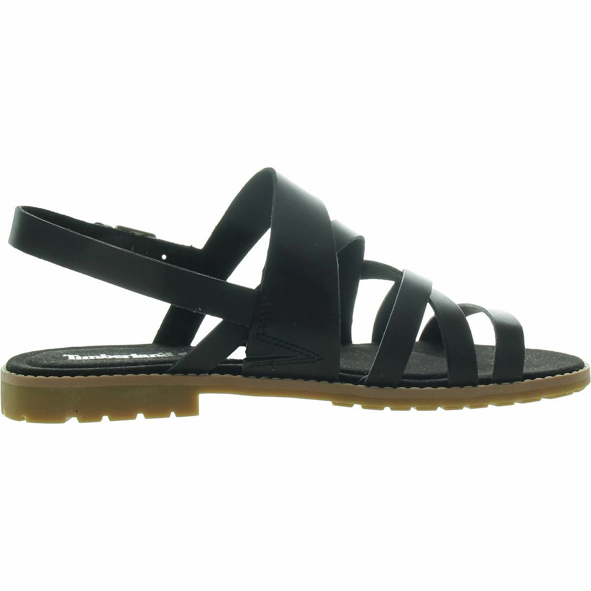 CHICAGO RIVERSIDE Womens Buckle Leather Strappy Sandals