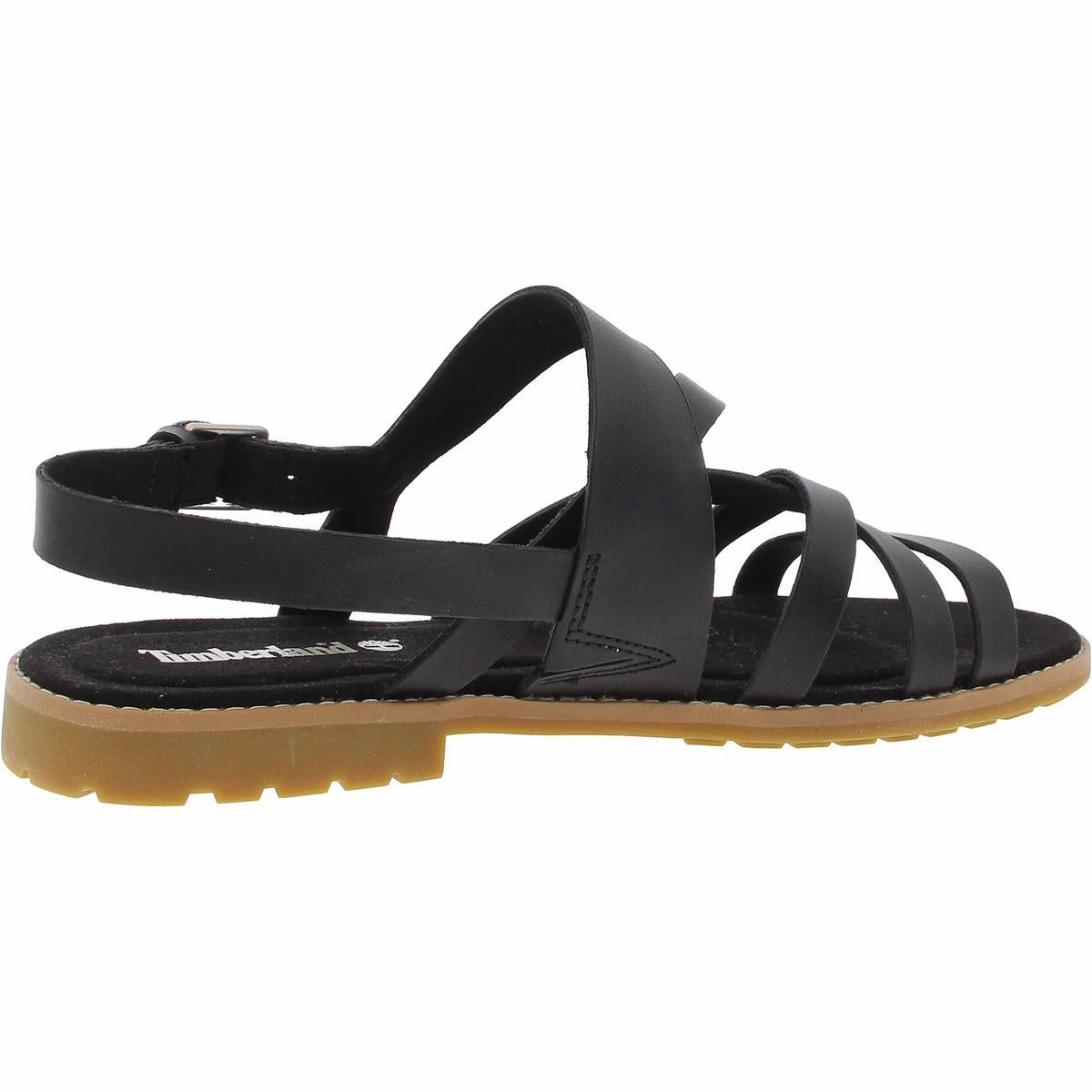 CHICAGO RIVERSIDE Womens Buckle Leather Strappy Sandals