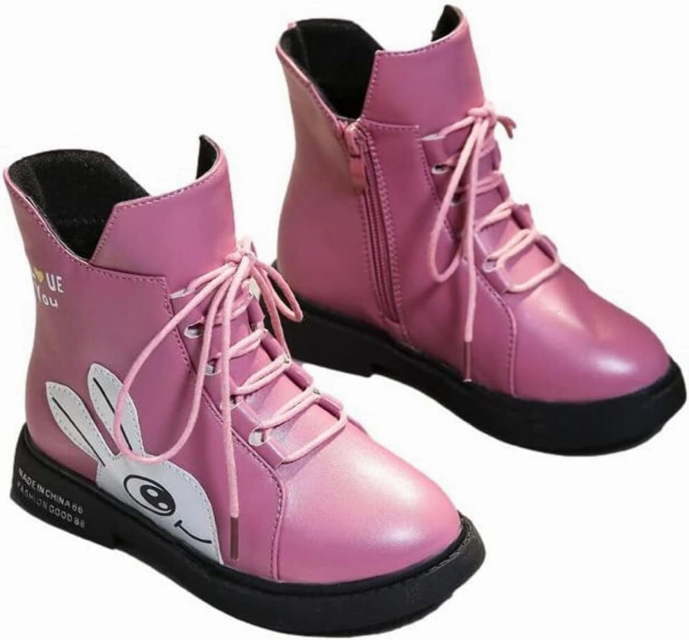 Chidren's Girl Style Pink Boots Bundle with Purse and Accessories (4 Items) Pink ONE Size Pink 3 US