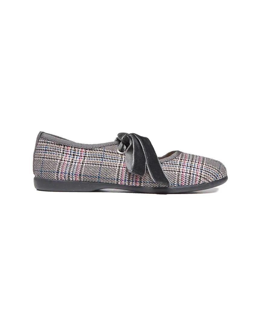 Childrenchic Canvas Ribbon Ballerina Flat