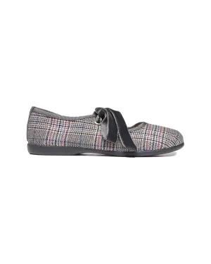 Childrenchic Canvas Ribbon Ballerina Flat