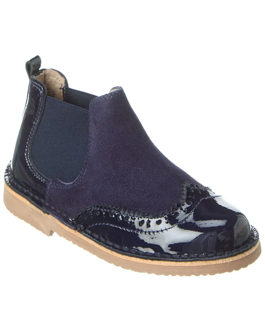 Childrenchic New Kaffir Suede & Patent Bootie