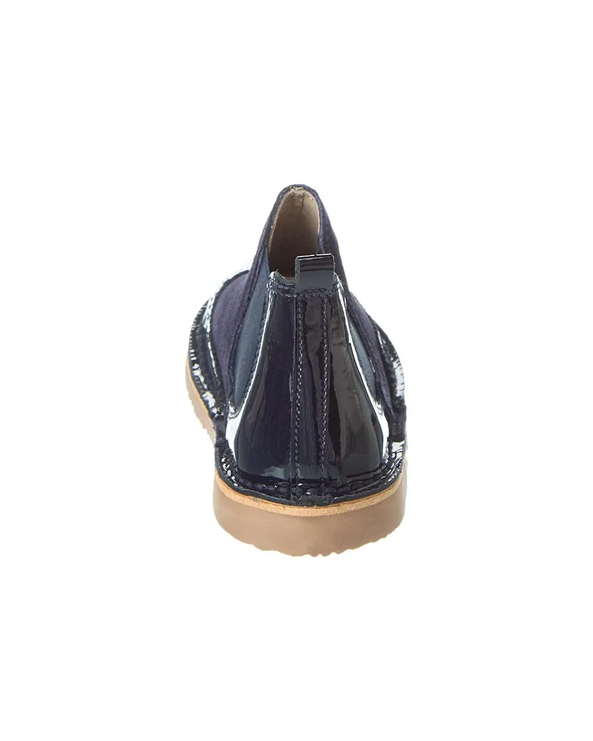 Childrenchic New Kaffir Suede & Patent Bootie