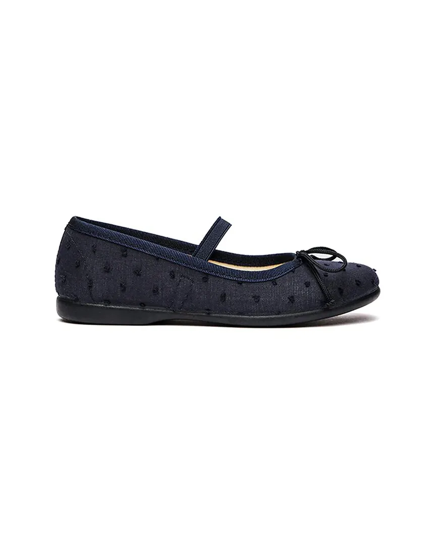 Childrenchic Swiss Dot Elastic Ballet Flat