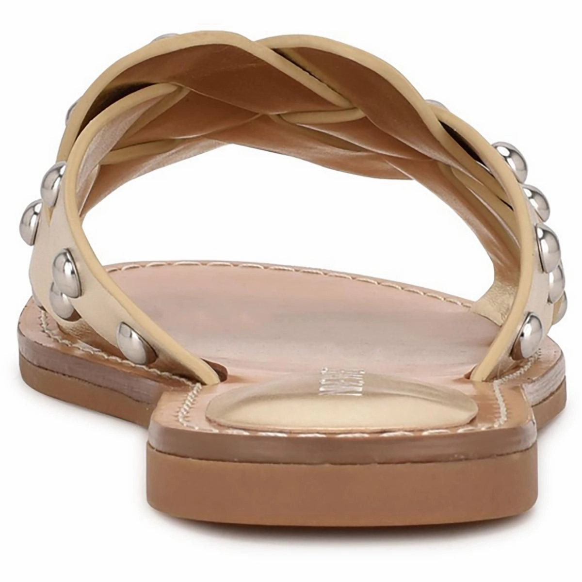 Cia  Womens Slip On Open Toe Slide Sandals